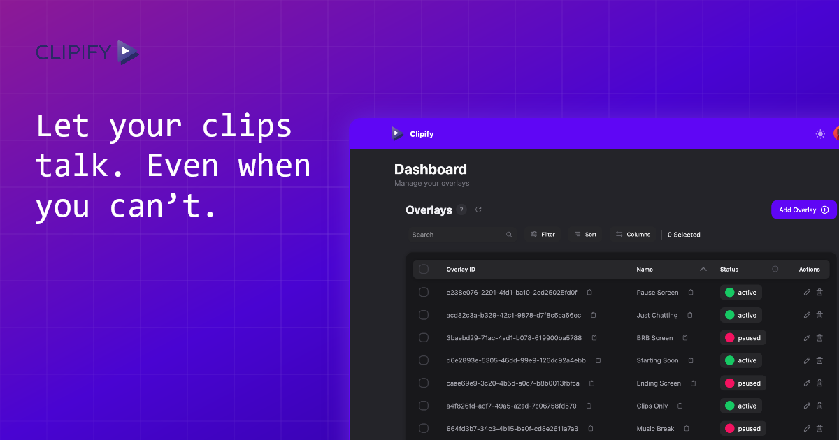Screenshot of clipify.us